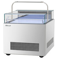 Turbo Air TOS-30NN-D-S 30 1/4 inch Stainless Steel Sandwich and Cheese Display Case with Top Shelf