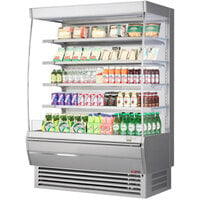 Turbo Air TOM-60DXS-N 60 inch Stainless Steel Extra Deep Vertical Open Display Case