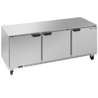 Beverage-Air UCR72AHC-104 72 inch Low Profile Undercounter Refrigerator