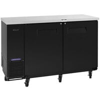 Turbo Air Super Deluxe TBB-24-48SBD-N6 49" Narrow Back Bar Cooler with Black Doors