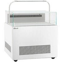 Turbo Air TOS-40NN-D-W 401/4 inch White Sandwich and Cheese Display Case with Top Shelf