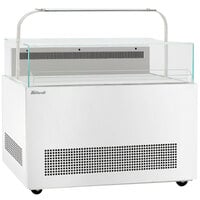 Turbo AirTOS-50NN-D-W 50 1/4 inch White Sandwich and Cheese Display Case with Top Shelf