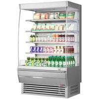 Turbo Air TOM-48DXS-N 48 inch Stainless Steel Extra Deep Vertical Open Display Case