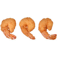 Mrs. Friday's 21/25 Size Lightly Dusted Breaded Shrimp 2.5 lb. - 4/Case