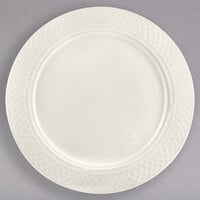 Homer Laughlin by Steelite International HL3367000 Gothic 8 1/8" Ivory (American White) China Plate - 36/Case