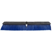 Carlisle 4188000 Sparta Spectrum Omni Sweep 18 inch Push Broom Head with Black and Blue Unflagged Bristles