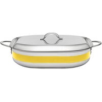 Bon Chef Country French X 7 Qt. Yellow Stainless Steel French Oven - 71004-CF2-Y