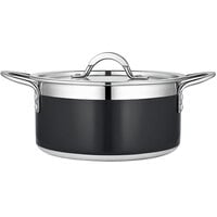 Bon Chef Country French X 3.28 Qt. Black Stainless Steel Pot - 71301-CF2-B