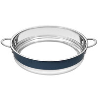 Bon Chef Country French X 14 3/4" Cobalt Blue Stainless Steel Bottomless Pot - 72032-BL-CB