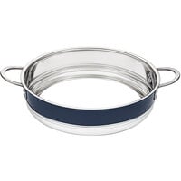Bon Chef Country French X 12 3/8" Cobalt Blue Stainless Steel Bottomless Pot - 72030-BL-CB