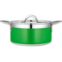 Bon Chef Country French X 9 Qt. Lime Green Stainless Steel Brazier Pot ...