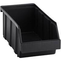 Choice Black Self-Serve Organizer Bin - 12 1/4 inch X 5 inch
