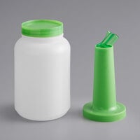 Choice 2 Qt. Pour Bottle with Green Neck and Cap