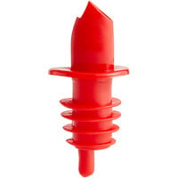 Choice Red Free Flow Liquor Pourer - 12/Pack