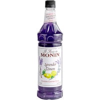 Monin Premium Lavender Lemon Flavoring Syrup 1 Liter