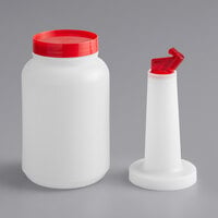 Choice 2 Qt. Pour Bottle with Red Flip Top and Cap