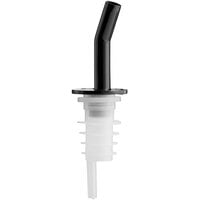 Choice Black Free Flow Whiskey Pourer with No Collar - 12/Pack