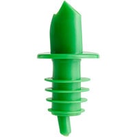 Choice Neon Green Free Flow Liquor Pourer - 12/Pack