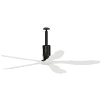 Schwank MonsterFans Style Series MF-ST08-WH 8' White Commercial Ceiling Fan with Key Pad Controls