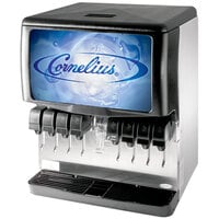 Cornelius 621052806 Enduro 250 Countertop Ice / Beverage Dispenser with 10 UFB-1 Sanitary Lever Valves
