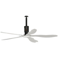 Schwank MonsterFans Style Series MF-ST08-SL 8' Silver Commercial Ceiling Fan with Key Pad Controls