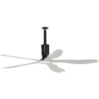 Schwank MonsterFans Style Series MF-ST09-SL 9' Silver Commercial Ceiling Fan with Key Pad Controls