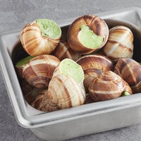 White Toque Escargot in Shell with Butter 72-Count - 2/Case