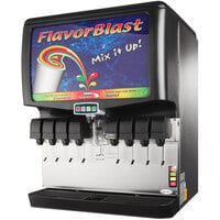 Cornelius 621055181 Enduro 250 Flavor Blast Countertop Ice / Beverage Dispenser with 8 UFB-1 Sanitary Lever Valves