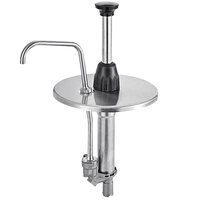 Server Stainless Steel 2 oz. Inset Pump with Lid for 4 Qt. Vegetable Inset