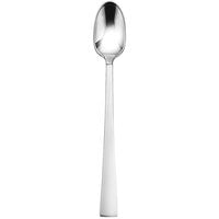 Sant'Andrea by Oneida Satin Fulcrum 7 3/8 inch 18/10 Stainless Steel Extra Heavy Weight Iced Tea Spoon - 12/Case
