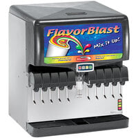 Cornelius 621055182 Enduro 250 Flavor Blast Countertop Ice / Beverage Dispenser with 10 UFB-1 Sanitary Lever Valves