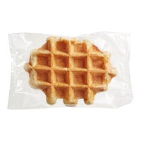 White Toque Heritage Individually Wrapped Liege Waffle 3.5 oz. - 24/Case