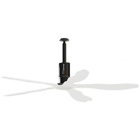 Schwank MonsterFans Style Series MF-ST09-WH 9' White Commercial Ceiling Fan with Key Pad Controls