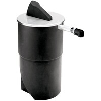 Server Express System Round Black Countertop / Drop-In Pump Dispenser for 1.5 Gallon / 6 Qt. Pouches