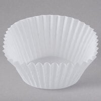 White Fluted Baking Cup 2 inch x 1 3/8 inch - 1000/Pack