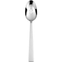 Sant'Andrea Fulcrum by 1880 Hospitality T657SBSF 13" 18/10 Stainless Steel Extra Heavy Weight Slotted Serving Spoon - 12/Case