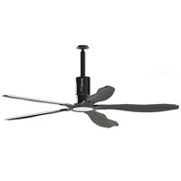 Schwank MonsterFans Style Series MF-ST08-GY 8' Grey Commercial Ceiling Fan with Key Pad Controls
