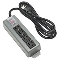 Metro HS-PSTRIP4 4-Outlet Power Strip for Super Erecta Heated Shelves and Metro2Go Heated Stations