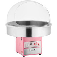 Carnival King CCM28 Cotton Candy Machine with 28 inch Stainless Steel Bowl and Floss Bubble