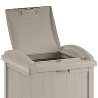 Suncast Trash Hideaway GH1732 23 Gallon Beige Outdoor Waste Container