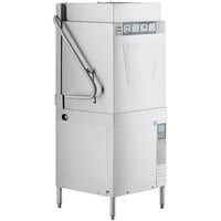 Hobart AM16T-BAS-2 High Temperature Door-Style Tall Base Electric Dishwasher with Booster Heater - 208-240V, 3 Phase