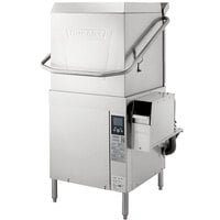 Hobart AM16-ASR-2 High Temperature Door-Style Electric Dishwasher with Automatic Soil Removal and Booster Heater - 208-240V, 3 Phase