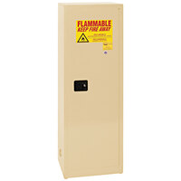 Eagle Manufacturing 24 Gallon Beige Flammable Liquid Safety Cabinet with Self-Closing Door - 2310XBEI