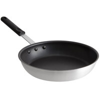 12 inch Aluminum Non-Stick Fry Pan with Black Silicone Handle