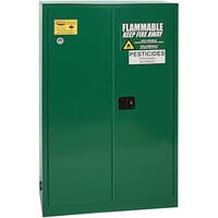 Eagle Manufacturing PEST47X Green Pesticide Safety Cabinet with 2 Manual-Closing Doors, 2 Shelves, and 45 Gallon Capacity
