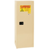 Eagle Manufacturing 24 Gallon Beige Flammable Liquid Safety Cabinet with Manual-Closing Door - 1923XBEI