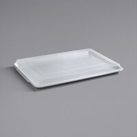 Choice Full Size 19 Gauge 18 inch x 26 inch Wire in Rim Aluminum Sheet Pan with Cover
