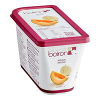 Les Vergers Boiron Melon 100% Fruit Puree 2.2 lb. - 6/Case
