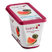 Les Vergers Boiron Watermelon 100% Fruit Puree 2.2 lb. - 3/Case