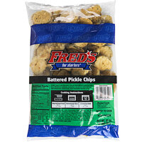 Fred's Battered Pickle Chips 2 lb. - 6/Case